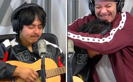 Macario, músico barrendero de CDMX, rompe en llanto tras escuchar su canción en la radio; video se viraliza