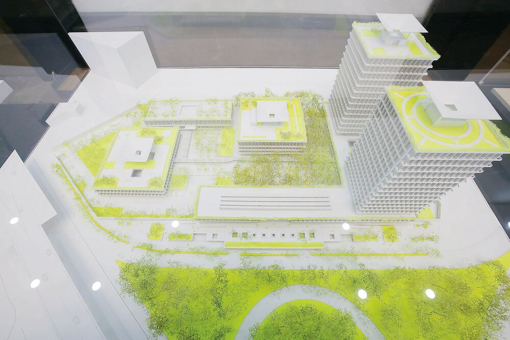 El proyecto para la construcción de la nueva sede del INE prevé un costo de mil 100 millones de pesos e incluye dos torres de 14 pisos cada una (LUIS CORTÉS. EL UNIVERSAL)