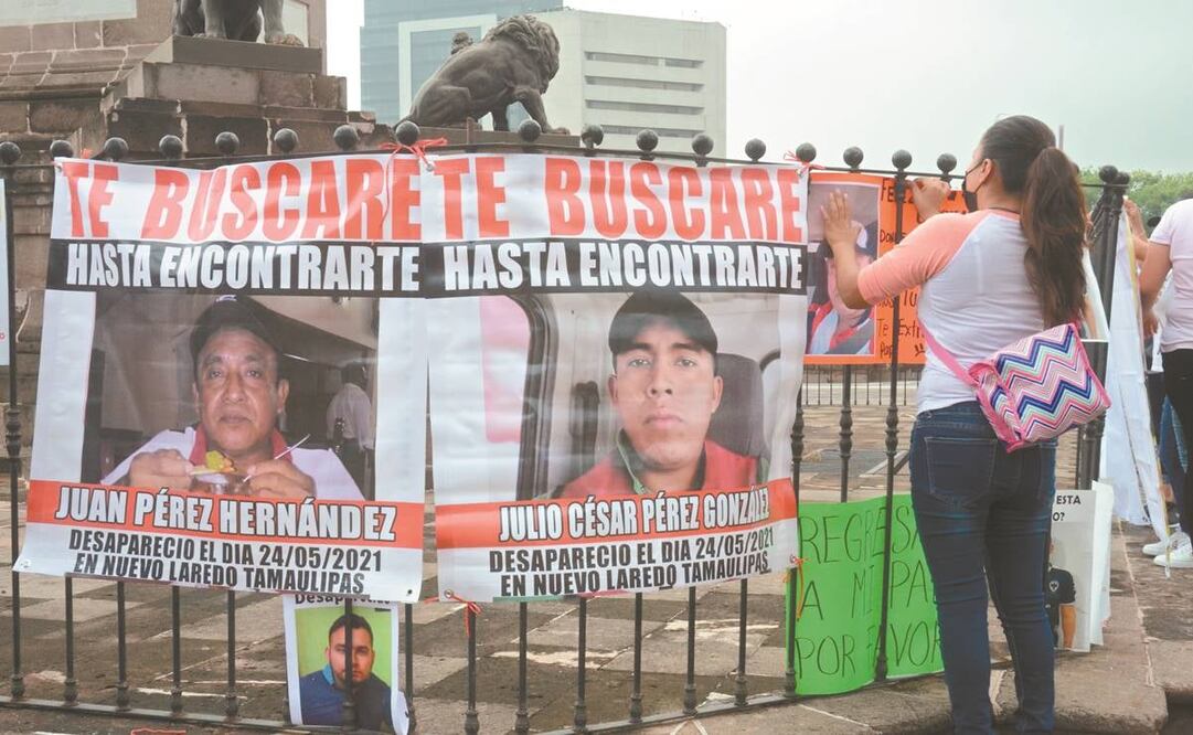 Juan y sus sobrinos César y Eloy viajaron a Nuevo Laredo para hacer trabajos de albañilería. Su familia pide ayuda para localizarlos. Foto; Emilio Vásquez/ EL UNIVERSAL.