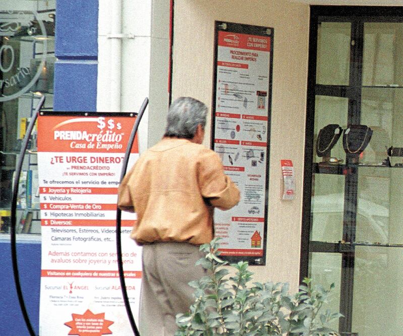 Vigilancia en servicios. La Profeco estableció los lineamientos para vigilar que las casas de empeño no abusen en los precios de sus servicios. Foto: ARCHIVO EL UNIVERSAL