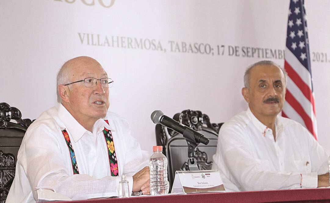 Ken Salazar, embajador de Estados Unidos, visitó Tabasco. Foto: Luma López. EL UNIVERSAL