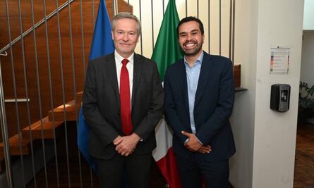 Álvarez Máynez se reúne con embajadores de la Unión Europea; aborda acciones en favor de México