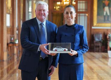 Sheinbaum recibe en Palacio Nacional a director de de Aptiv; empresa, de las mayores exportadoras de México, destaca