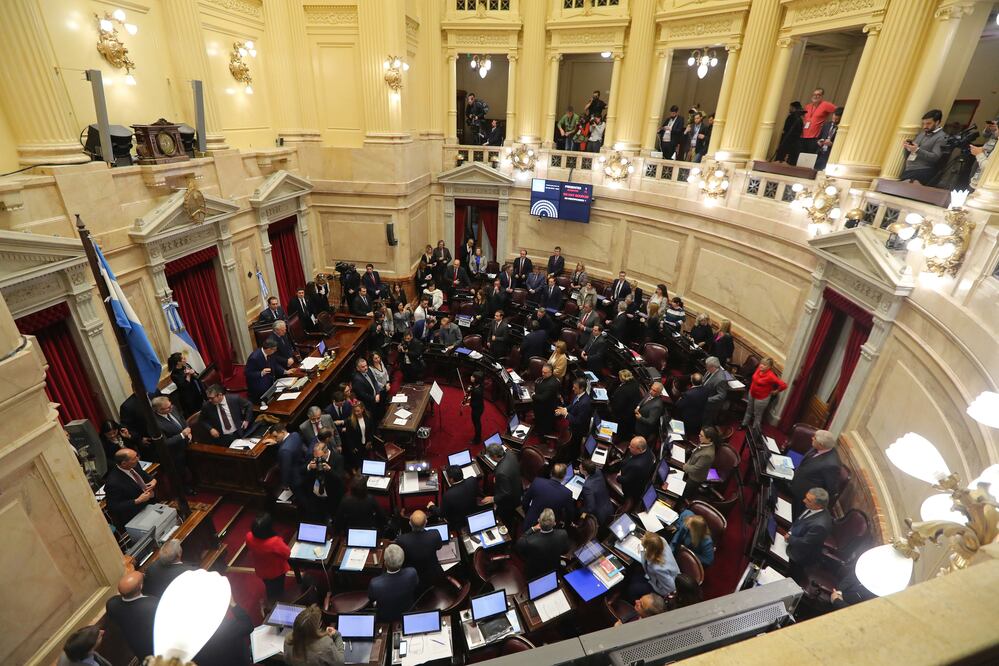 El Senado argentino durante la votación sobre la legalización del aborto (Foto: Reuters)