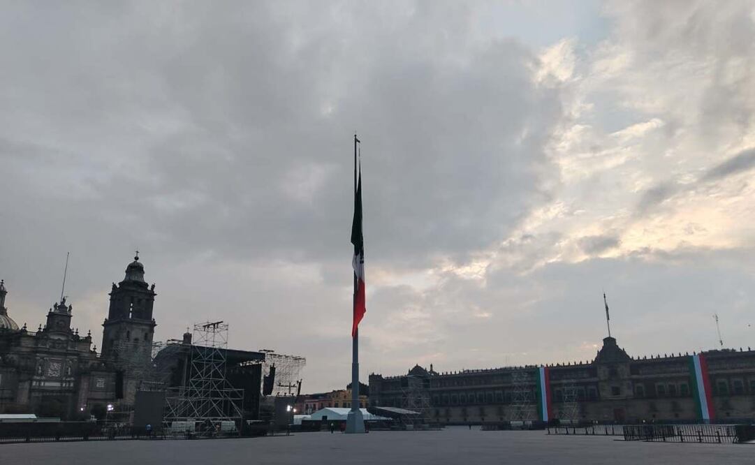 Izan por primera vez en la historia de México bandera a toda asta en honor a mujeres indígenas; "la patria reconoce el inigualable valor de mexicanas": Sheinbuam Foto: Eduardo Dina / EL UNIVERSAL