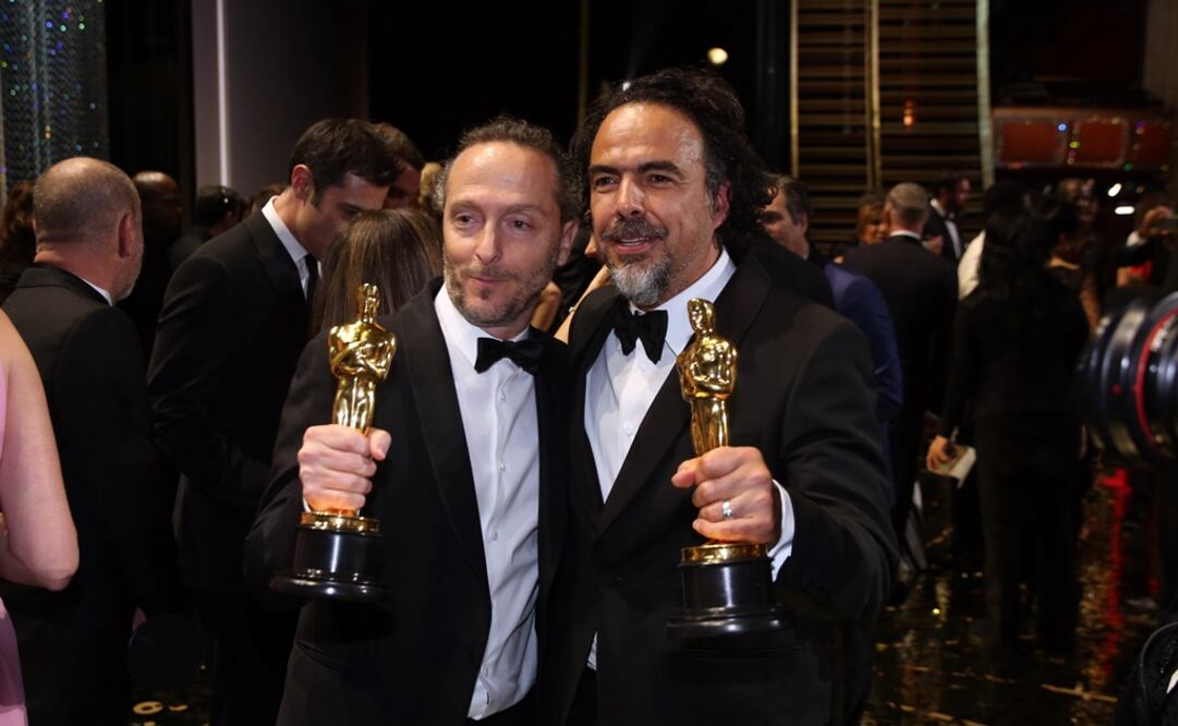 Los mexicanos ganadores del Oscar. /Archivo - EL UNIVERSAL