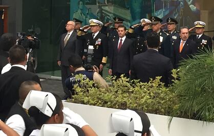 Peña Nieto inauguró la última obra de su sexenio, el Centro Médico Naval
