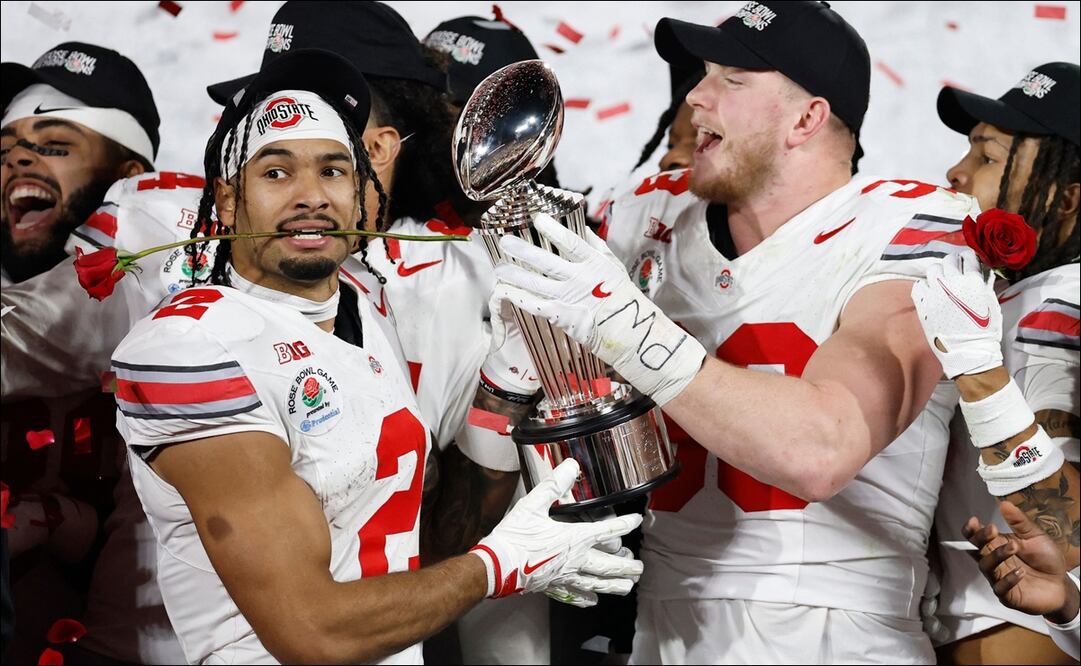 Ohio State aplastó a Oregon en el Rose Bowl / Foto: AFP