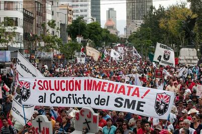 "¡Que no falte nadie!": SME convoca a electricistas a la marcha de AMLO