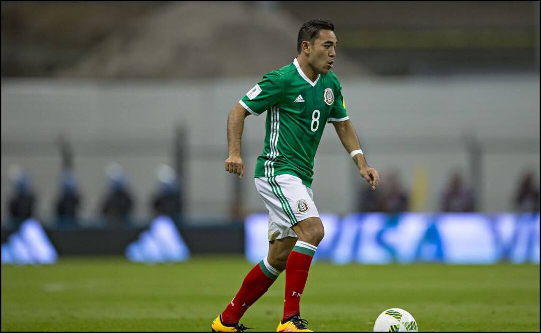 Marco Fabián en partido con el Tricolor en el Estadio Azteca. Imago7