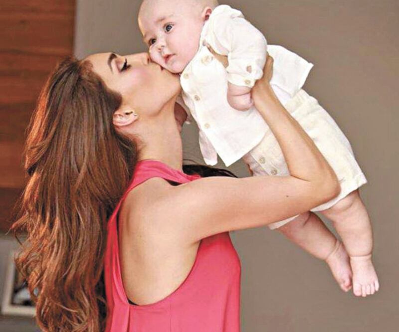 Anahí es mamá de dos pequeños: Manuel (en la imagen) y Emiliano. FOTOS: PRENSA DANNA