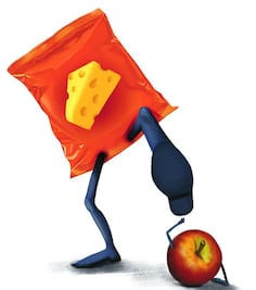 Venden comida chatarra 9 de cada 10 escuelas