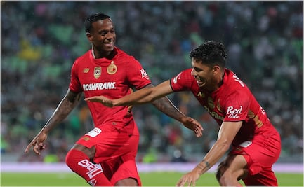 Resultado: Toluca viene de atrás y derrota en gran partido a Santos Laguna; los escarlatas tuvieron un gran complemento