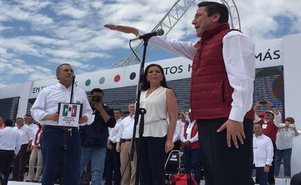 Hinojosa protesta como candidato del PRI en Tamaulipas
