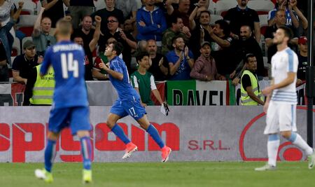 Italia derrota a Uruguay en amistoso internacional