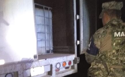 Hallan vehículo con más de 3 mil litros de combustible en Tabasco