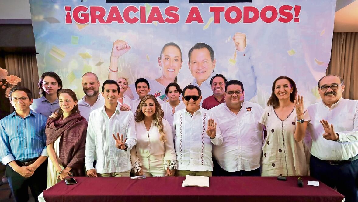 Huacho Díaz y Morena se perfilan a quitarle al PRI y al PAN su bastión en el sureste, donde hasta el momento el PREP les da la ventaja virtual; su opositor Renán Barrera reconoce la derrota. Foto: Especial