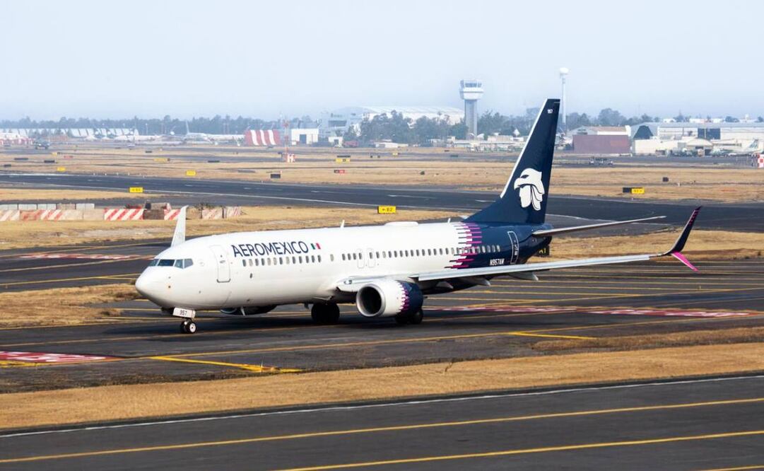 Aeroméxico informa sobre las afectaciones en sus operaciones ante las condiciones climatológicas. Foto: Cortesía