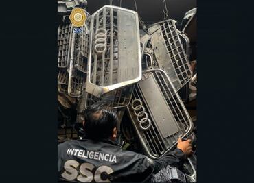 FOTOS: Aseguran 15 toneladas de autopartes robadas en la Cuauhtémoc tras robo a actriz en CU