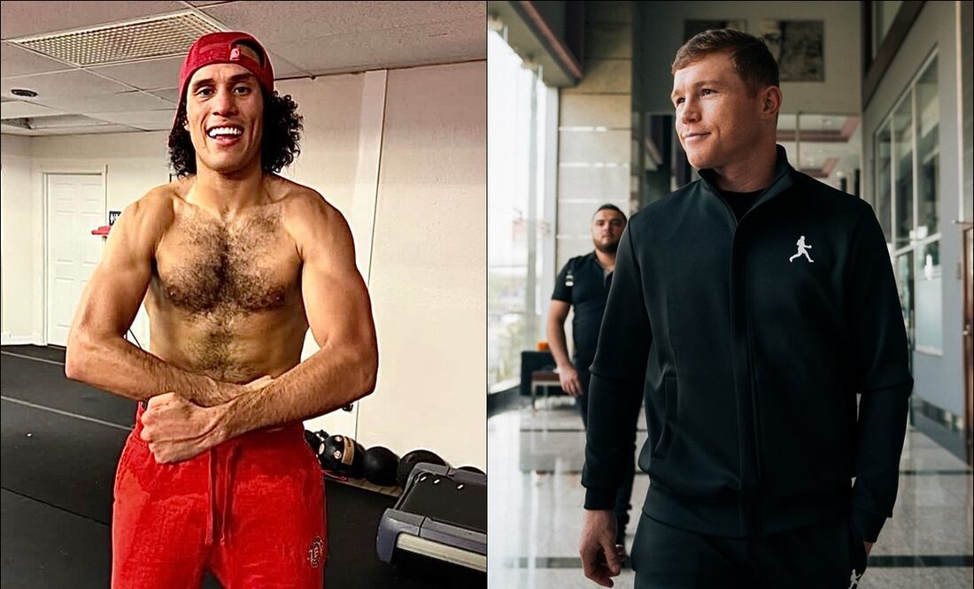 Canelo Álvarez recibió una “amenaza” de David Benavidez: “Tengo lo necesario para ganarle” / FOTO: @Guruscience y @Canelo