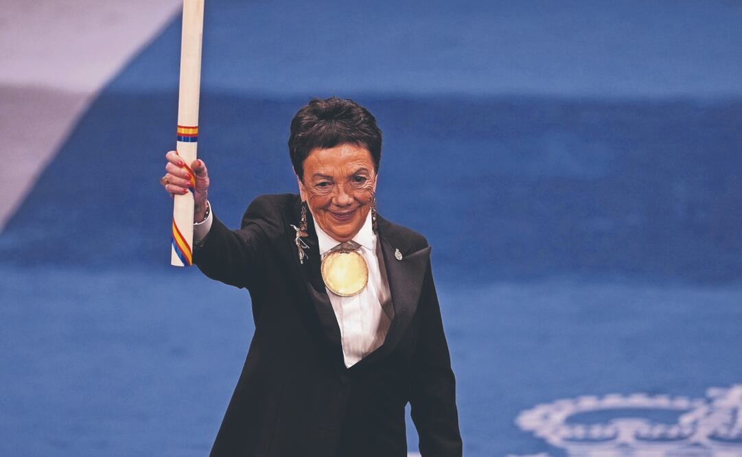 Graciela Iturbide habló del papel de la fotografía como medio para retratar la vida indígena de México. Foto: de Miguel Osés. AP