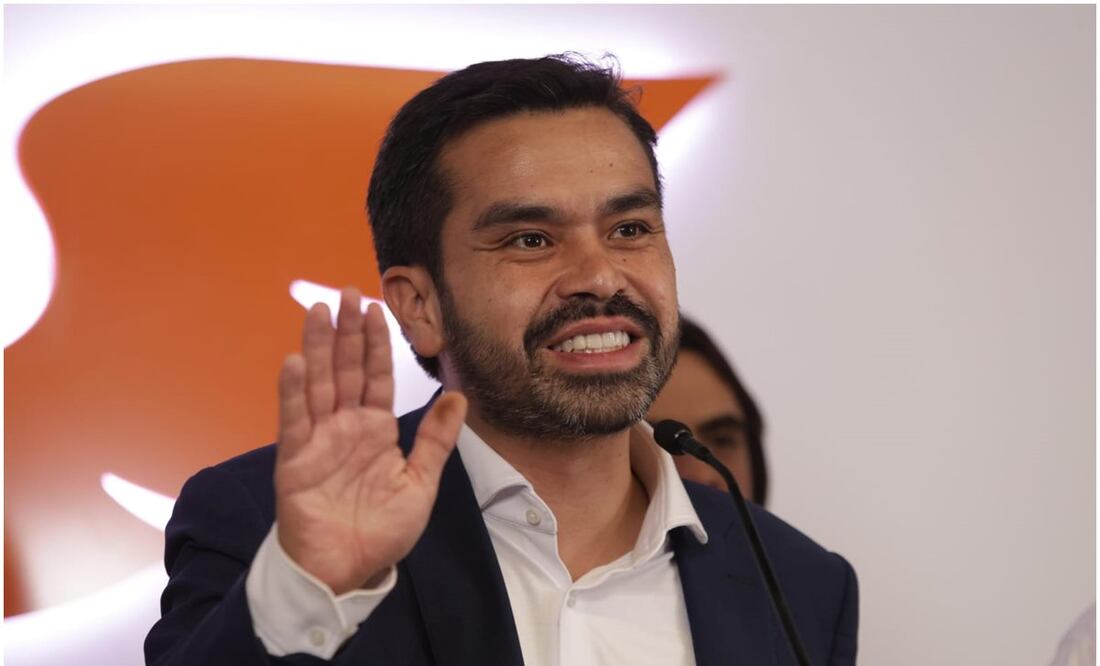 Álvarez Máynez va como candidato único por la dirigencia nacional de MC. Foto: Carlos Mejía/EL UNIVERSAL