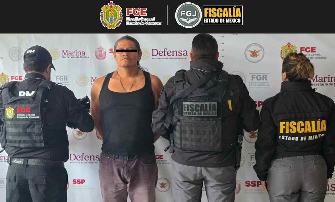 Expolicía municipal del Edomex detenido por el homicidio de Octavio Ocaña / Foto: @FiscaliaEdomex
