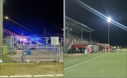 Sujeto disparó a la tribuna durante un partido de futbol y dejó al menos a siete heridos