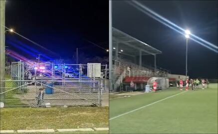 Sujeto disparó a la tribuna durante un partido de futbol y dejó al menos a siete heridos