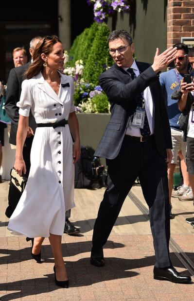 Kate Middleton brilla con vestido ladylike en Wimbledon 2019