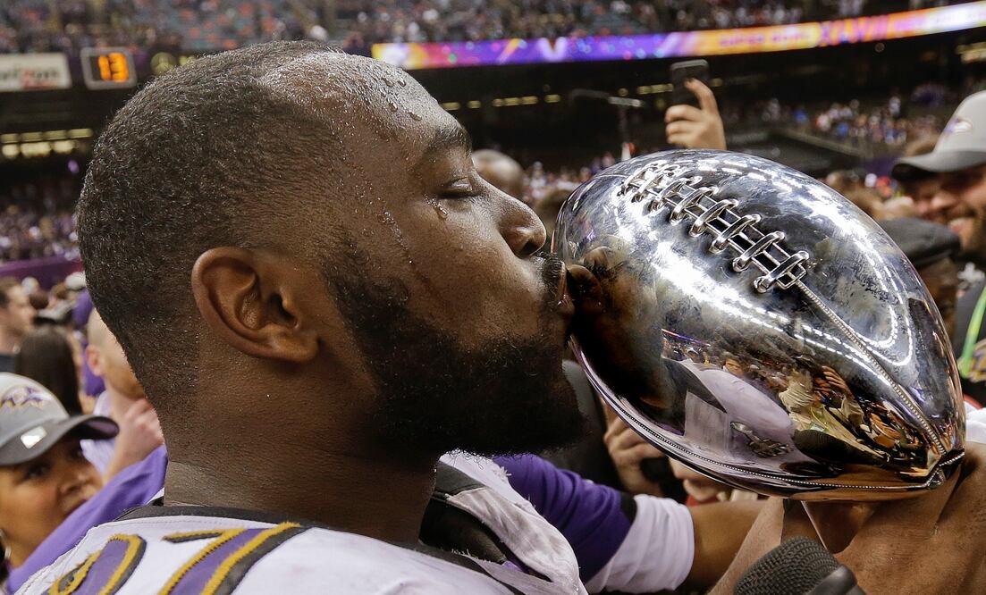 Arthur Jones en el  Super Bowl XLVII - Foto: AP