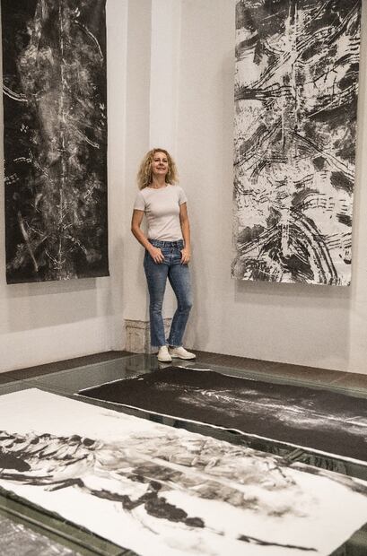 La artista Sandra Pani. Foto: German Espinosa/EL UNIVERSAL.