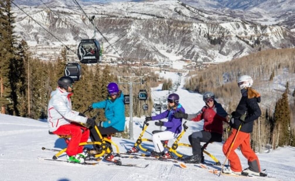 Si quieres aprender a esquiar, debes hacerlo en Aspen