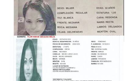 Hallan las identificaciones de mujeres desaparecidas