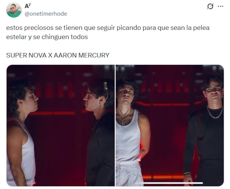 Memes del anuncio de los combates para Supernova Génesis 2026. Foto: X