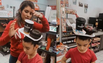 TikTok: Mamá hace peinado “loco” a su hija con café del Oxxo y se viraliza