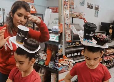 TikTok: Mamá hace peinado “loco” a su hija con café del Oxxo y se viraliza