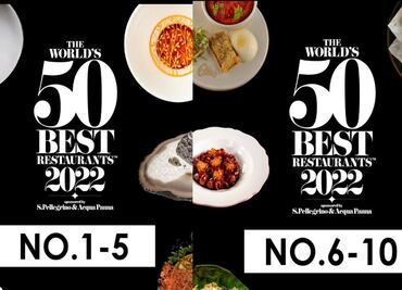 Dos restaurantes mexicanos, en el top 10 de la lista de The Worlds 50 Best 2022