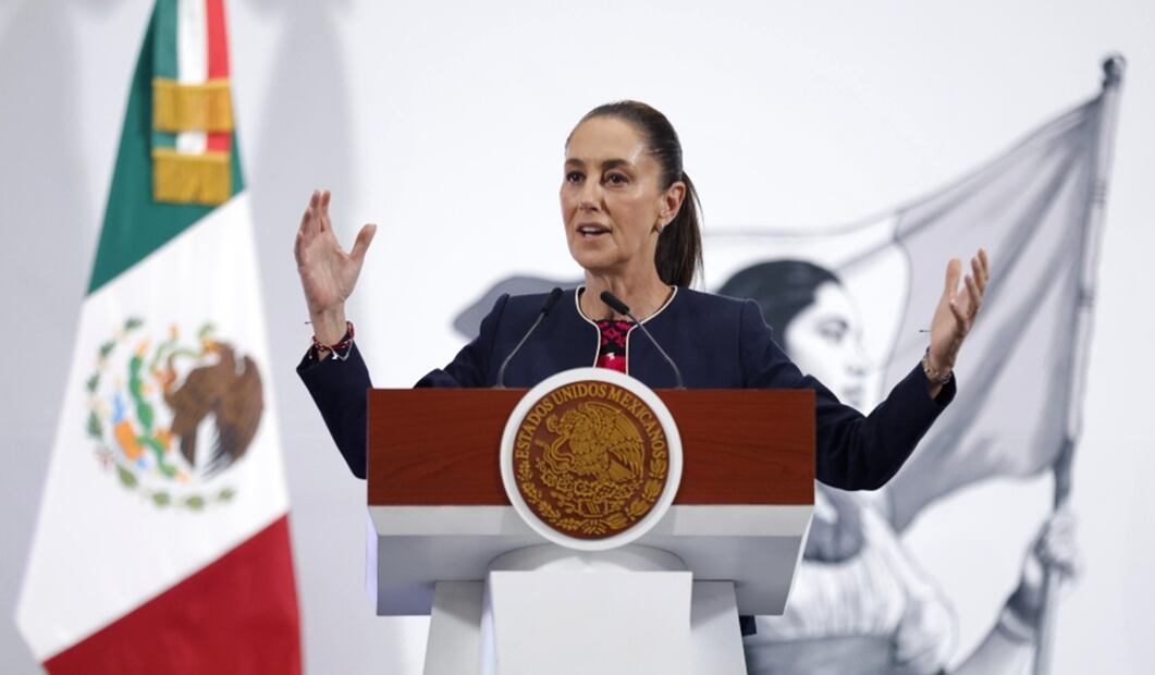 Descarta Claudia Sheinbaum un presunto sabotaje a la refinería de Dos Bocas; sólo ocurrió “algo menor” y pronto recuperará su producción de 100 mil barriles diarios, aseguró Foto: Diego Simón Sánchez/EL UNIVERSAL