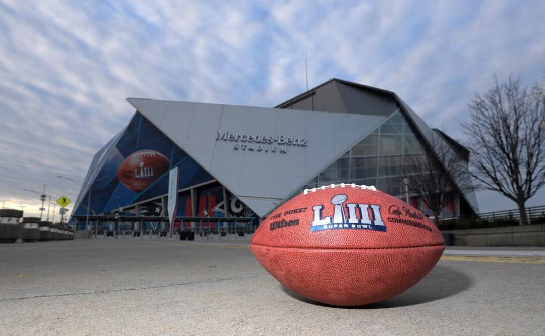 Todo listo en Atlanta para el Super Bowl LIII. FOTO/REUTERS