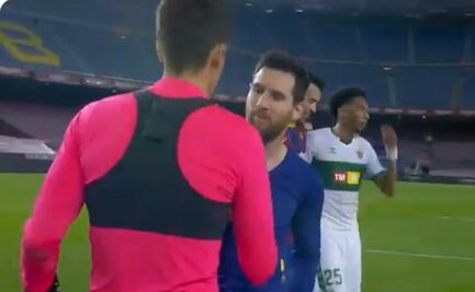 Lionel Messi le pidió su playera y así reaccionó el arquero del Elche