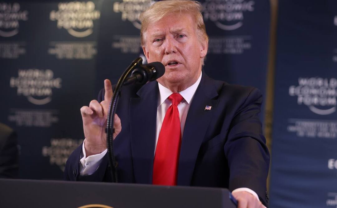 El presidente de Estados Unidos, Donald Trump, se encuentra en Davos (Foto: Reuters)