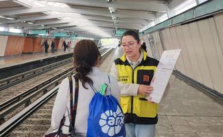 Metro de Chile estudia estrategia del STC para prevenir suicidios en estaciones; Rubalcava comparte estrategia "Salvemos Vidas"