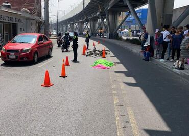 Mujer de la tercera edad muere atropellada en Iztapalapa; fue embestida por una motocicleta