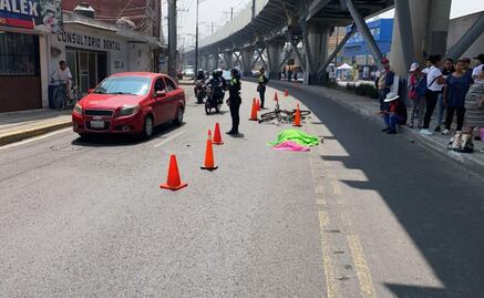 Mujer de la tercera edad muere atropellada en Iztapalapa; fue embestida por una motocicleta