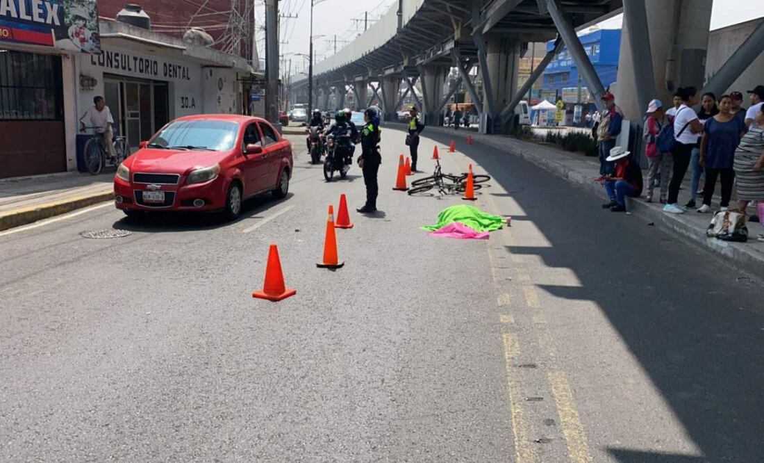 Mujer de la tercera edad muere atropellada en Iztapalapa (25/03/2025). Foto: Especial