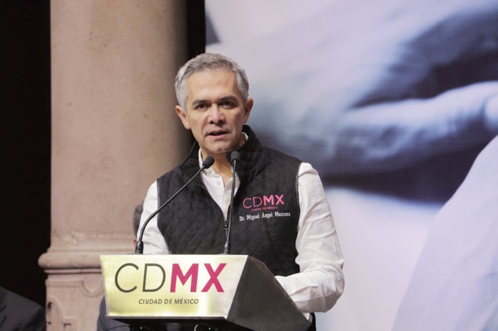Miguel Ángel Mancera, jefe de Gobierno de la CDMX, dijo que la designación del candidato del Frente debe ser transparente (ESPECIAL)