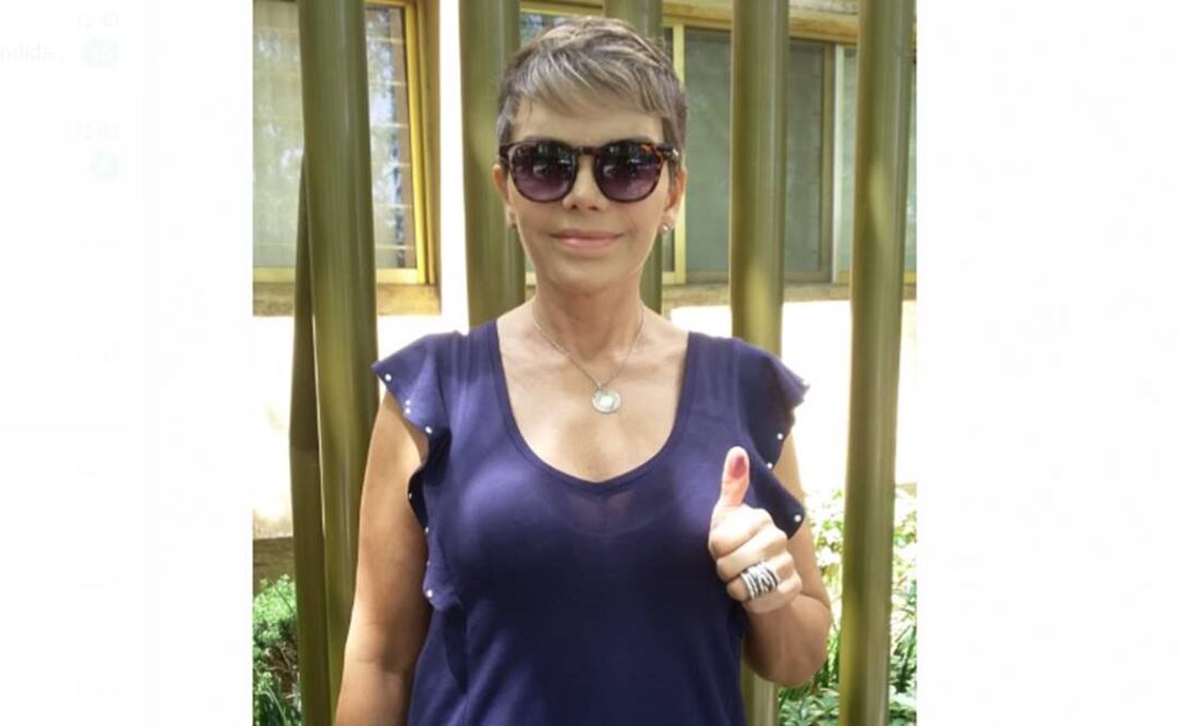 Roxana Chávez ejerció su derecho como ciudadana FOTO: SUGHEY BAÑOS / EL UNIVERSAL