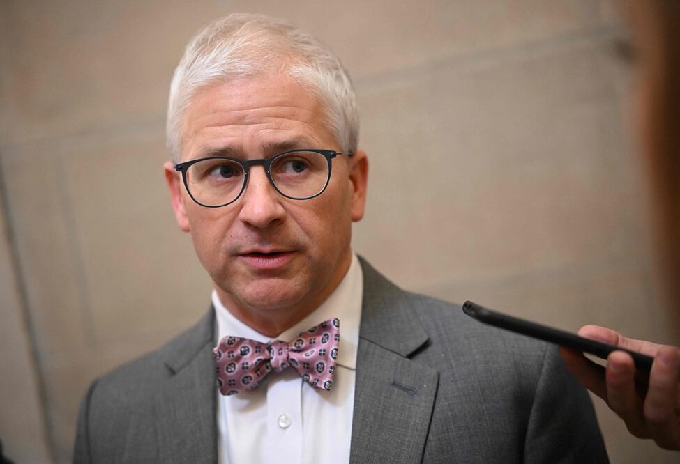 El representante Patrick McHenry, en el Capitolio de Estados Unidos en Washington. Foto: AFP