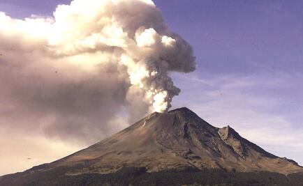 Volcán Popocatépetl emite 22 exhalaciones en las últimas horas